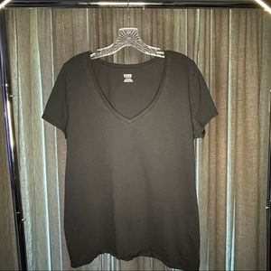PINK by Victoria Secret Large Black T-Shirt
